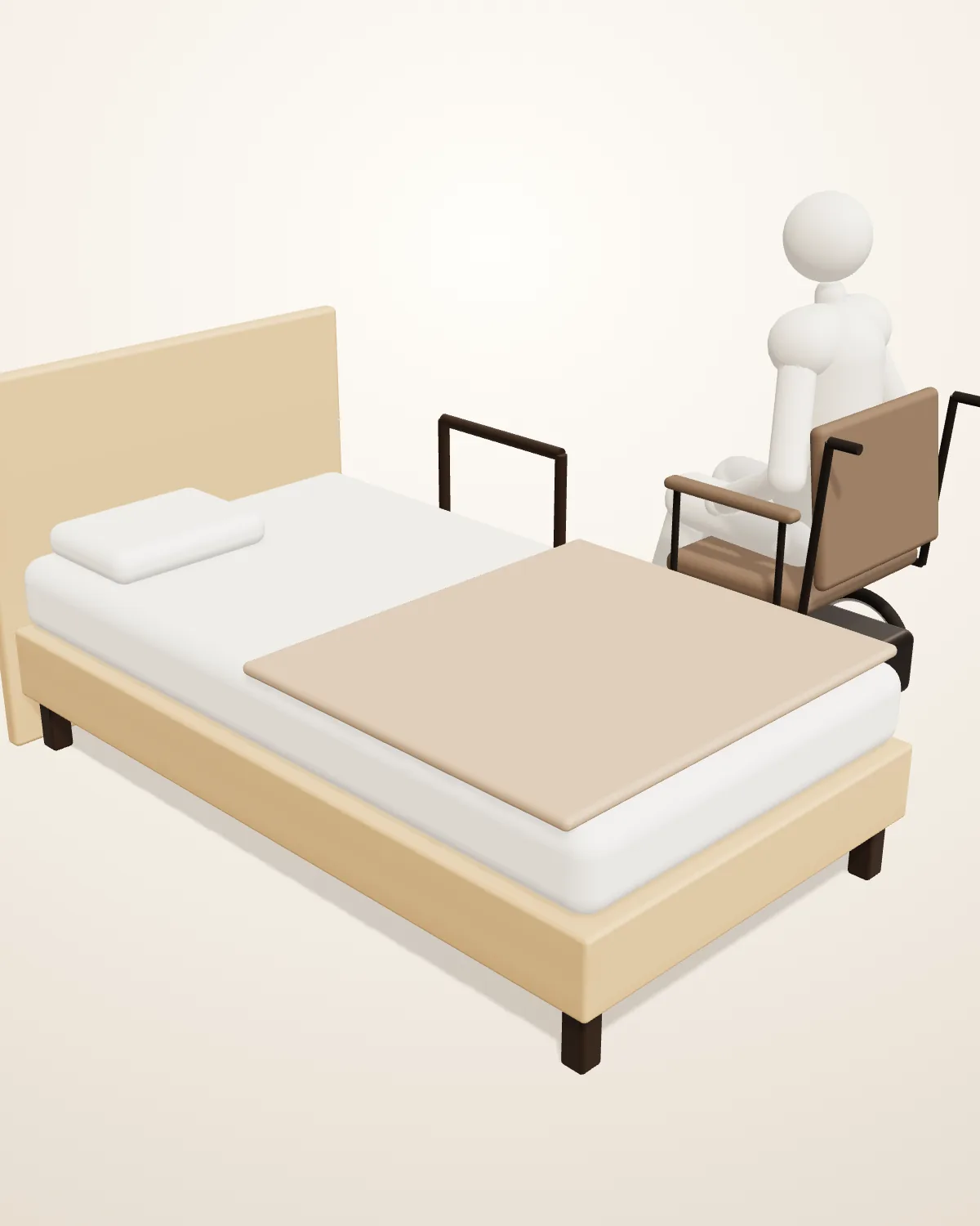 VILA CARE 높이 조절 돌봄 침대 이미지 2